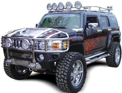 Real Wheels Hummer H2 and H3 Accessories